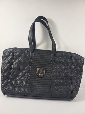 GUESS faux-leather Handbag large women's purse - Black